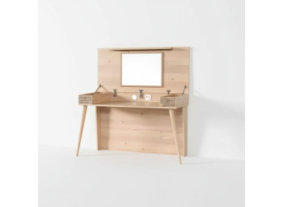 Segretaria scrivania scrivania 130x60x152 scrivanie tavoli mobili legno computer