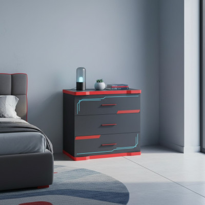 Comò Madia Armadio Mobiletto Cassettiera Mobili Credenza Cassettiera 145x83x45