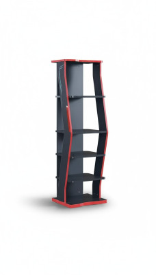 Scaffale Armadio Libreria Armadi Mobili Polifunzionali Marrone 164x40x34