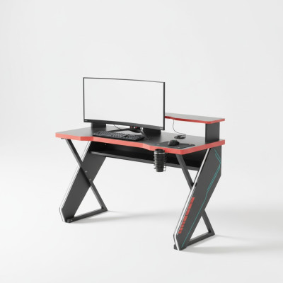 Tavoli moderni Scrivania Scrivania per bambini nera Tavolo per computer da gioco