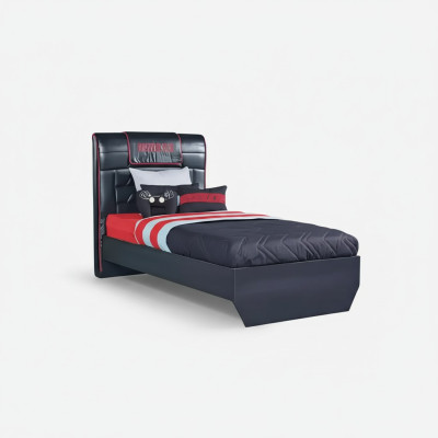 Letto design Letto per bambini Letto per ragazzi Mobili in legno con morbido 120x200cm