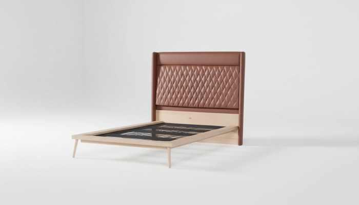 Design letti letto per ragazzi Camera da letto Letto in legno Imbottito 120x200cm