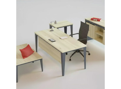 Designer Scrivania marrone Mobile per ufficio Tavoli in legno Mobili di lusso Nuovo