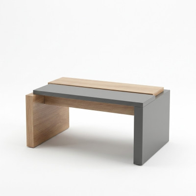 Tavolino da salotto di lusso moderno Tavolino portaoggetti Marrone Tavolo da ufficio Design mobili in legno