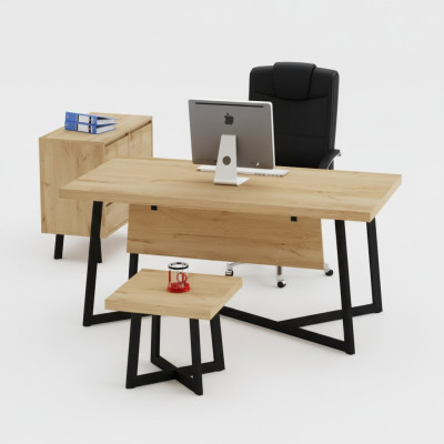Marrone chiaro Scrivania design Scrivania design Mobili per ufficio Tavoli in legno Nuovi