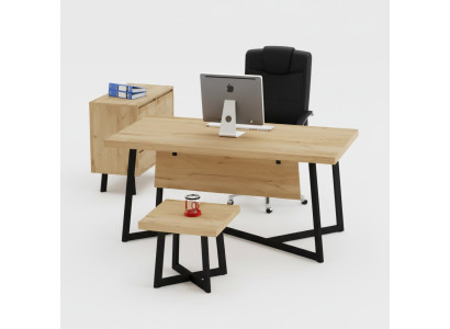 Marrone chiaro Scrivania design Scrivania design Mobili per ufficio Tavoli in legno Nuovi
