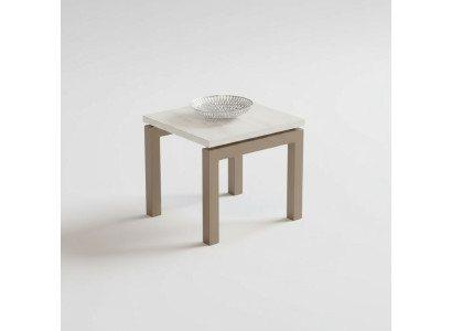 Tavolino moderno piccolo tavolino quadrato design in legno.