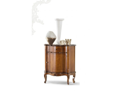 Classico comò marrone da camera da letto, mobili design console laterale.