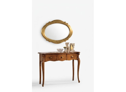 Tavolo da console marrone Mobiletto da toeletta Camera da letto Mobili Legno Design di lusso