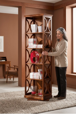 Moderno scaffale in legno per libri Arredamento design per salotto Mobili