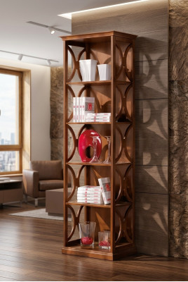 Moderno scaffale in legno per libri Arredamento design per salotto Mobili