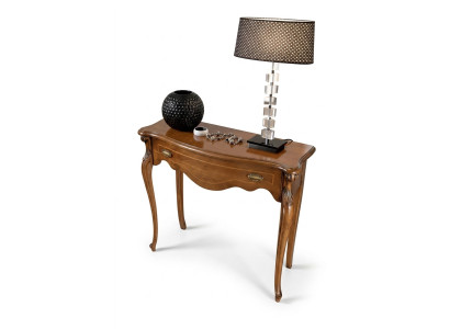 Marrone lussuoso tavolino consolle con cassetto mobili in legno design camera da letto nuovo