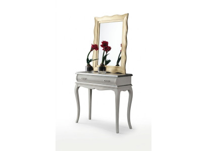 Tavolo consolle da designer bianco Tavolo classico in legno Mobili da camera da letto