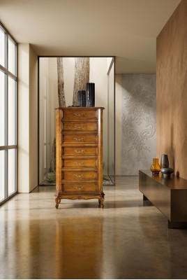 Grande cassettone classico marrone armadio guardaroba mobili in legno nuovi