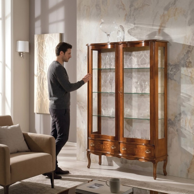 Mobile per vetrina di lusso armadio Mobili Armadi Arredamento Vetrina Libreria Nuovo
