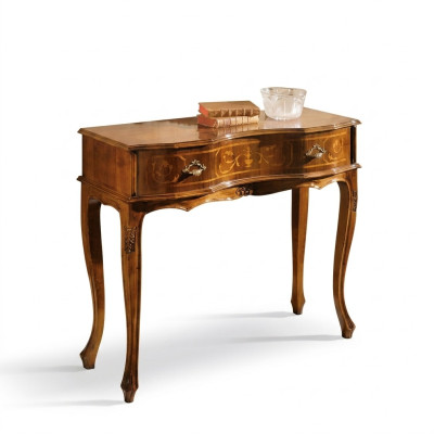 Tavolo classico da console in legno di lusso per la camera da letto.