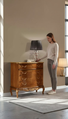 Comò Armadio di lusso Comodini Armadi Mobili da soggiorno Madia