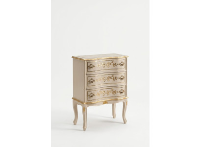 Classica cassettiera bianca in legno mobile da salotto armadio guardaroba nuovo