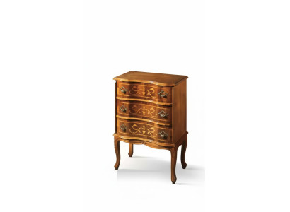 Classico piccolo comò 3 cassetti soggiorno design mobili in legno