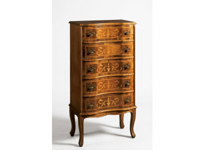 Cassettone classico marrone mobile da soggiorno design di stoccaggio