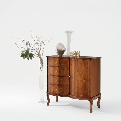 Classico comò di lusso con console portaoggetti e cassetti design