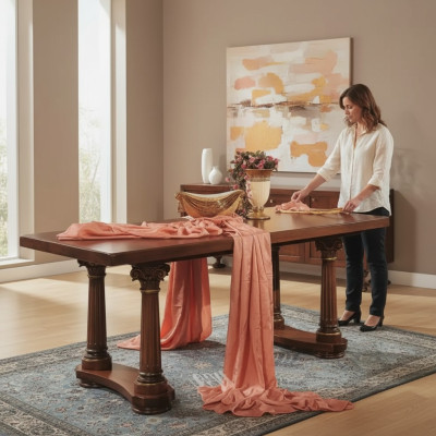 Tavolo da pranzo Design Mobili da pranzo Tavolo di lusso Stile italiano Arredamento