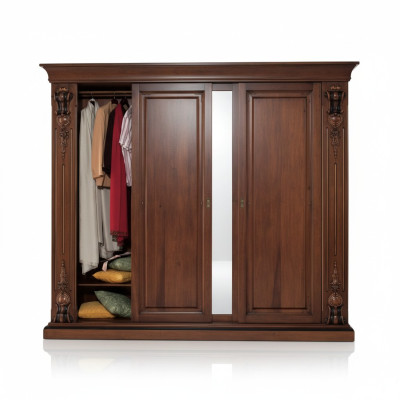 Camera da letto Armadio Abbigliamento Mobili di lusso in legno massello Armadi Design Nuovi