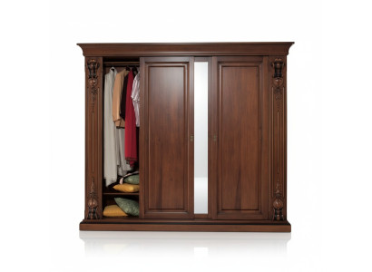 Camera da letto Armadio Abbigliamento Mobili di lusso in legno massello Armadi Design Nuovi