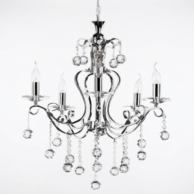 Lustro di lusso lampadario lampadario lampada a soffitto argento cristallo