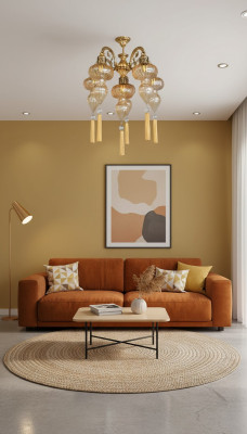 Lustro Lampadario a soffitto Lampadario Lampada a soffitto Lampadine Vetro Giallo Moderno