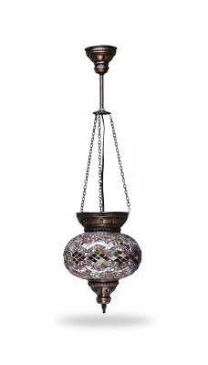 Lampadari Lampadari a soffitto Luster Lampadario Lampadario a soffitto Vetro Argento Nuovo