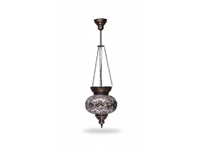 Lampadari Lampadari a soffitto Luster Lampadario Lampadario a soffitto Vetro Argento Nuovo