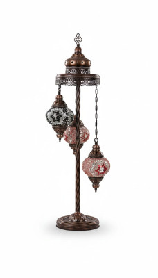 Lampada da tavolo lampada da tavolo lampada luci di lusso multicolore lampade vetro