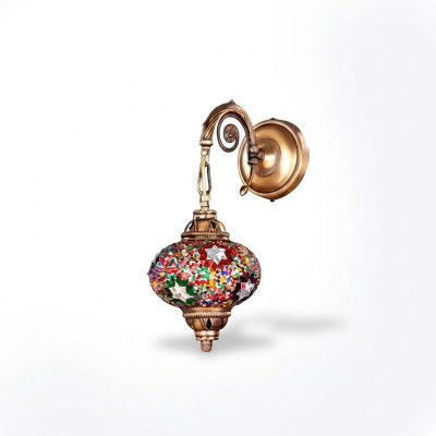 Lampada da parete applique tipo lampada da parete candelabro parete lampada oro ottone