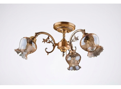 Lampadario lampadario soffitto lampadario lampada lampade vetro oro arte
