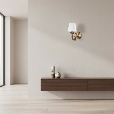 Lampada da parete Lampade da parete Tipo applique Lampadario Lampade da parete Bianco Oro