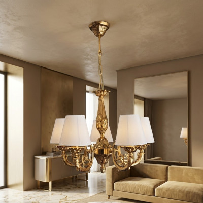 Lustro lampadario lampadario lampada soffitto lampade in zinco oro Arte