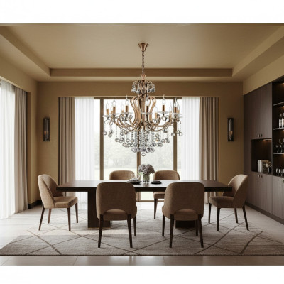 Lustro di lusso lampadario lampadario lampadario soffitto cristallo oro 88x100