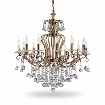 Lustro di lusso lampadario lampadario lampadario soffitto cristallo oro 88x100