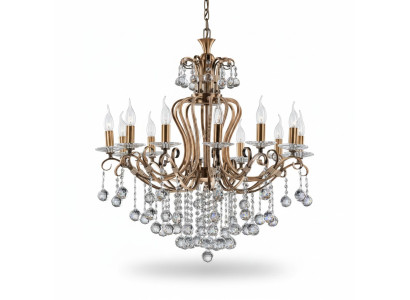 Lustro di lusso lampadario lampadario lampadario soffitto cristallo oro 88x100