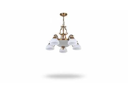 Lampade Lampadari Lampadario Candelabro Bianco Lampada da soffitto Vetro Oro