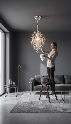 Lussuoso lampadario a soffitto lüster lampadario lampada a soffitto in cristallo argento