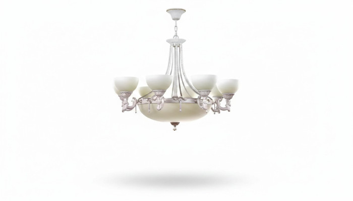 Lampade Lampadari A Candelabro Lumi Bianchi Lampada Da Soffitto In Vetro Moderna