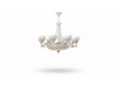 Lampade Lampadari A Candelabro Lumi Bianchi Lampada Da Soffitto In Vetro Moderna