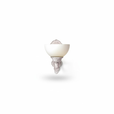 Plafoniera Lampada da parete Appliques Stile Lampadario Lampade da parete Vetro bianche
