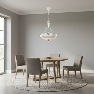 Lampadario Lampada a soffitto Luster Moderno Lampada a soffitto in vetro beige