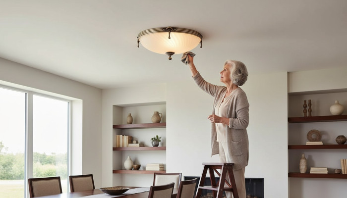 Lampadario a sospensione moderno in vetro dorato con lampadari a sospensione.