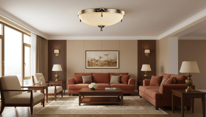 Lampadario a sospensione moderno in vetro dorato con lampadari a sospensione.