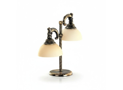 Lampada da tavolo Tischlampe Lampadario Luci Arte Oro Lampade Tavolo Vetro