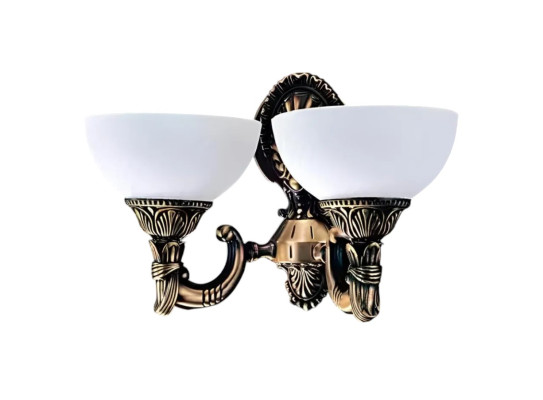 Lampada da parete Appliques Tipo applique lustrino Lampada da parete Bianco Vetro
